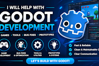 create custom godot game systems and mechanics using gdscript for indie games