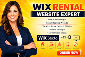 build wix rental website with wix studio redesign