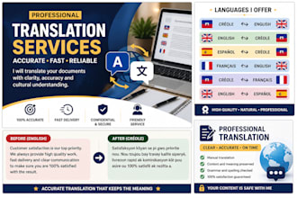 english french spanish creole translation
