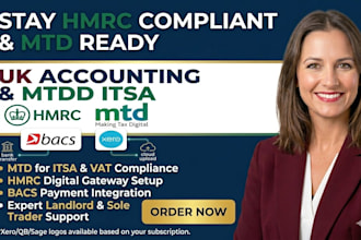 do accounting mtd for itsa compliance vat return hmrc setup and bacs integration