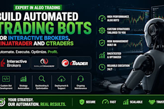 build automated trading bots for interactive brokers, ninjatrader and ctraders