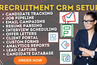 recruitment CRM zoho campaigns, zoho form, zoho book, zoho creator, zoho site