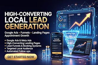 generate high quality local service leads with google ads websites and funnels