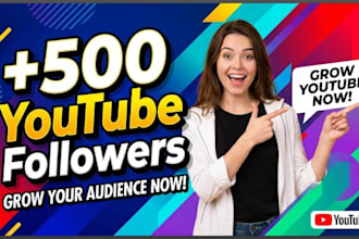 buy new 500 youtube followers organically