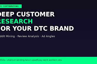 research your target customer using reddit and review mining