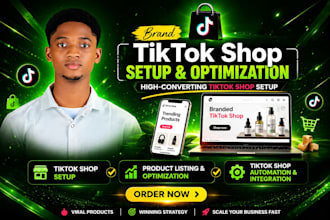 setup tik tok shop dropshipping product listing tiktok affiliate facebook shop