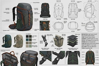 design luggage travel bag duffel bag tech pack ready for factory production