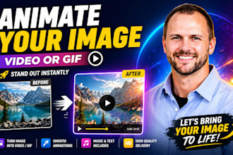 do business video or convert your image to stunning moving video and gif animate