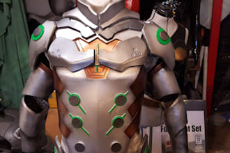 custom 3d cosplay armor helmet mask prop for 3d print eva foam wearable cosplay