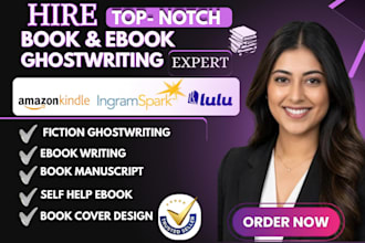 be your ebook writer ebook ghostwriter ghost book writer and kdp writer