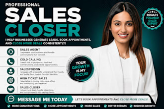sales closer sales agent for high ticket sales and cold calling
