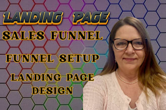 build sales funnels landing page