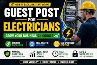 guest post for electrician businesses to grow on google