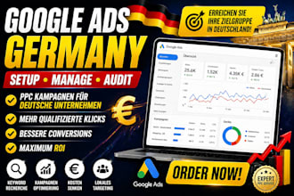 setup manage and audit google ads ppc german adwords ppc campaign expert