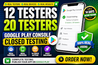 12 testers 20 testers 12 app testers 12 testers google play console 20 testers
