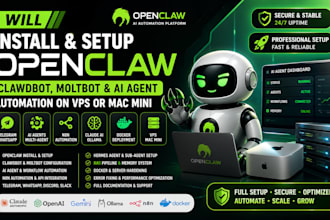 install openclaw setup clawdbot moltbot ai agent automation on vps or mac mini