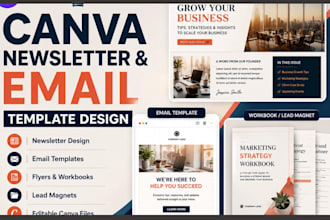 design canva newsletter canva company newsletter canva email template
