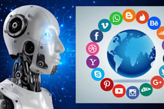 develop social media bot, bot automation, website automation bot
