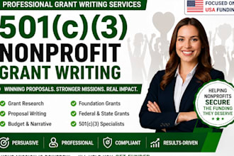 write winning 501c3 non profit grant proposal for funding