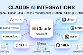 integrate claude with asana linear jira trello monday notion clickup github