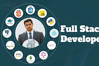 full stack web app, frontend backend development