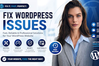 fix wordpress issues, bug fix html css, wordpress bug fix, fix wordpress error