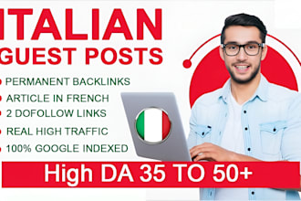 get you italian guest post backlinks from authoritative italian websites