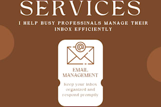 provide professional email management and inbox organization