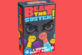 design professional board game assets, card game illustrations and rulebooks