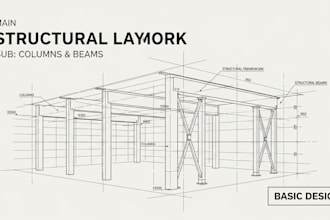 design basic structural layout drawings