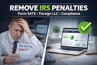 remove irs penalties for form 5472 and foreign owned llc