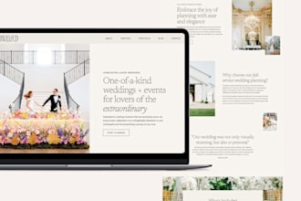 design or redesign showit website booking