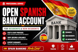 open a spanish bank account for residents and non residents