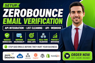 setup zerobounce email verification api integration list cleaning api webhook