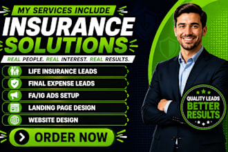 generate exclusive life insurance leads with verified contact data