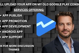 upload your app on my old google play console