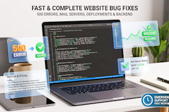 fix laravel 500 error, server issues and email configuration