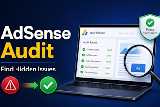 do adsense audit and fix policy issues for fast approval