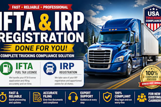 handle your ifta license and irp registration for trucking compliance