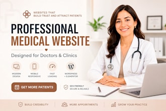 high converting wordpress website for doctors and clinics