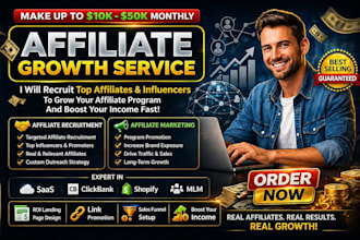 recruit high converting affiliates marketers for your saas or ecommerce