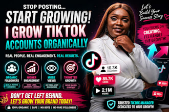 do tik tok promotion organic marketing social media growth tik tok manager