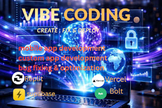 be your  vibe coder who builds apps as your  vibe coding expert