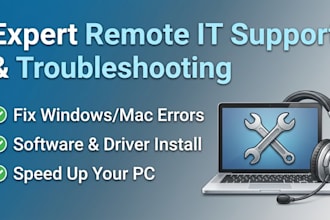 be your dedicated remote IT helpdesk and technical support