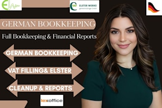 handle your german bookkeeping, vat filling, financial reports via elster
