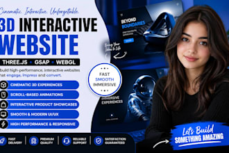 interactive 3d website scroll animation landing page storytelling website spline