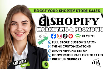 boost shopify sales with shopify marketing, ecommerce marketing promotion