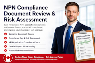 do npn compliance document review and risk assessment for fast canada approval