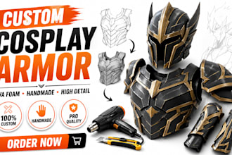 build custom eva foam cosplay armor or costume