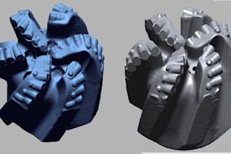 reverse engineering, scan to cad mesh to cad, stl to step and deviation analysis